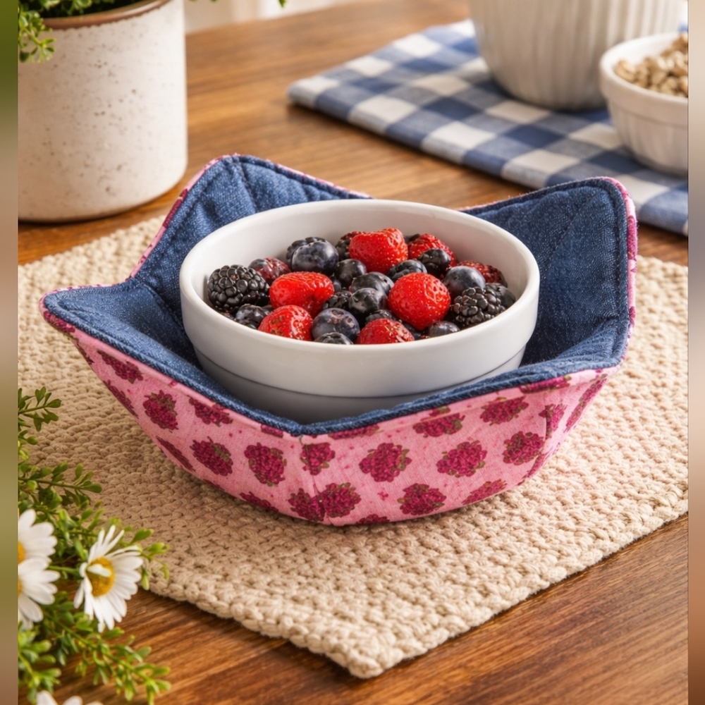 2 Cozies Upcycled Jeans Molly Made It Design Hand Crafted Berries